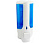 Дозатор жидкого мыла настенный (пластик, ,белый) 350 мл  ZERIX LR406